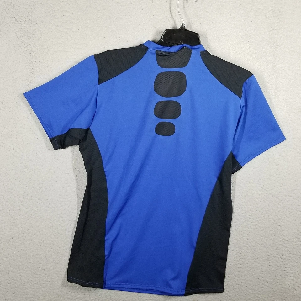 Nike Dri-Fit Shirt Mens 2XL Blue Black Athletic Compression Vintage NWT 113656 - Image 2 of 4
