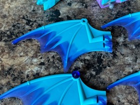 Lego Elves 41172 Merina Water Dragon Replacement Parts 2 Heads 7 Wings