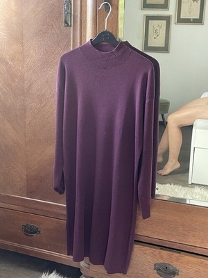 Bordeaux rotes Strickkleid von Esprit wie neu in S