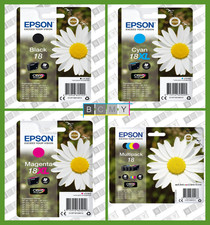 Image of Epson 18 / XL Daisy Ink Cartridges - Black Cyan Magenta Yellow - Please Select