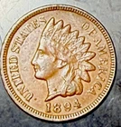 1894/94 INDIAN HEAD PENNY 1c RPD ERROR *ABOUT UNCIRCULATED CONDITION!! Free Ship