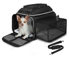 Petskd Top and Side Expandable Pet Carrier 18x13x9.5"Petskd Top and Side...
