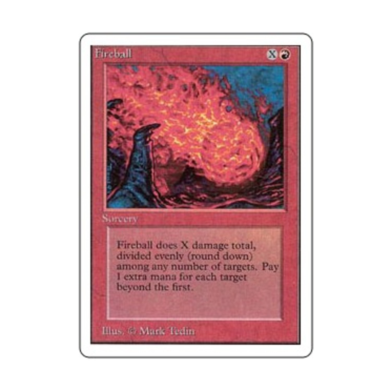 WOTC MtG Unlimited Fireball (C) Fair