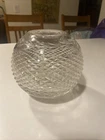 Vintage Waterford Crystal Round Rose Bowl Glandore Vase