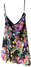 Lauren Ralph Lauren Ruffled Layered Flowy Flower Silk Skirt Sz M