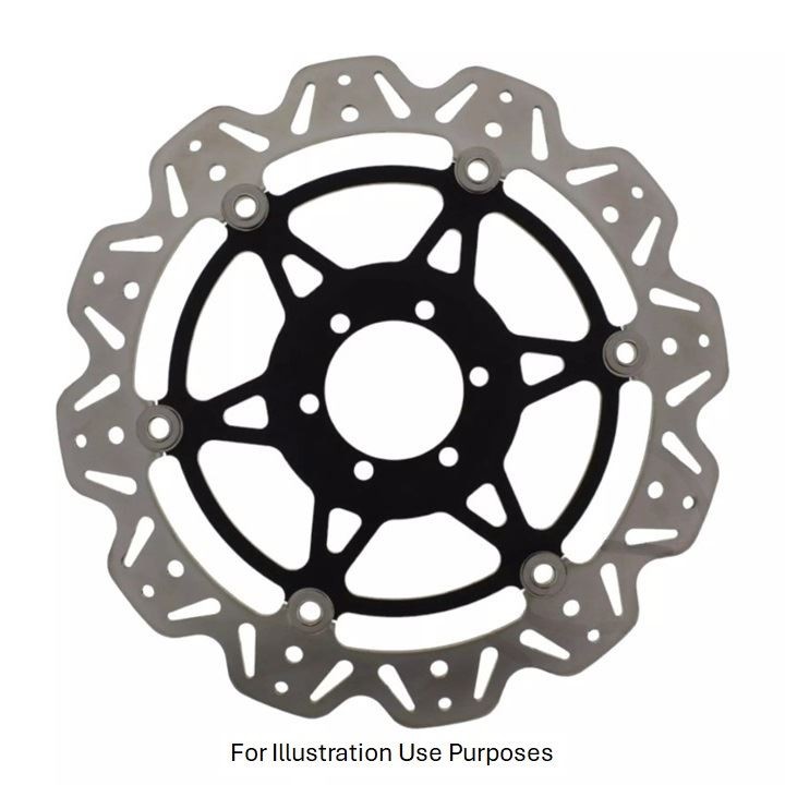 EBC Float Vee Rotor FR BLK Hub FLHS for Ducati Supersport 400 Single 1993 - 1997
