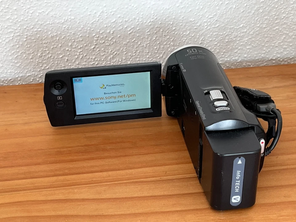 Sony Handycam HDR-CX280E Camcorder Full HD Videokamera Kamera Digi Cam schwarz - Bild 2 von 4