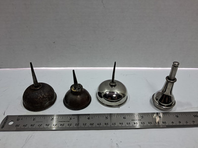 Mini Thumb Pump Oilers Including RARE  Singer Pat. Date Sept 10 1895