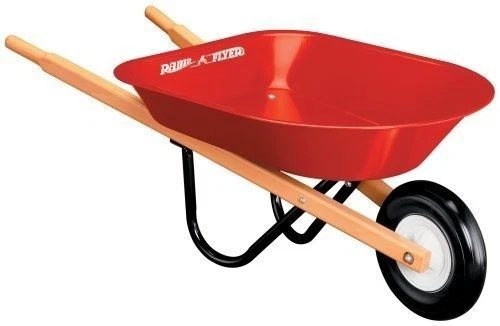 Vintage radio flyer wheelbarrow on sale