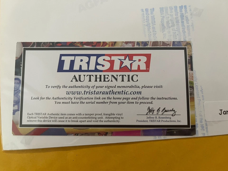 Foto de James Loney 2006 de los Dodgers de Los Ángeles 8x10. Tristar Autenticado Foto 4 de 4