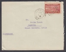 MOROCCO 1936 COVER TO GERMANY (ID:649/D45112)