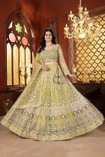 INDIAN BRIDAL LEHENGA CHOLI PARTY WEAR CHOLI LEHNGA BOLLYWOOD DESIGNER DRESS EID