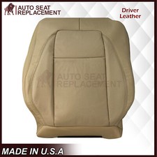 2007 - 2010 Jaguar Xk-r Tan Perforated Leather Driver Lean Back Seat Cover 2007 - 2010 Jaguar Xk-r Tan Perforated Leather Driver Lean Back Seat Cover
