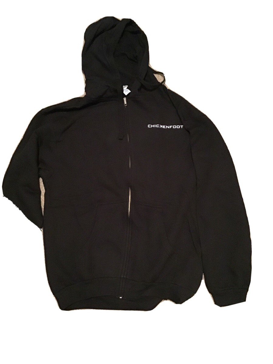 Chickenfoot 3D Logo Full Zip Sweatshirt Hoodie - Tultex - Black