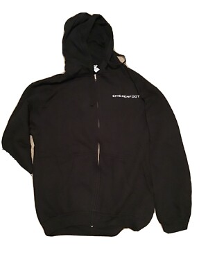 Chickenfoot 3D Logo Full Zip Sweatshirt Hoodie - Tultex - Black