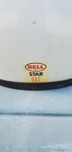 Vtg Bell Star Full Face 70s Motorcycle Indy Car Racing 7 1/4 Helmet Long Beach - Picture 7 of 10