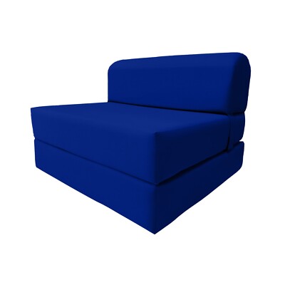 Sleeper Chair Folding Foam Beds, Portable Sofa Bed Sit Sleep 6 x 32 x 70 Royal