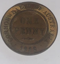 1932 AUSTRALIAN PENNY KING GEORGE V