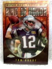 TOM BRADY 2004 TOPPS CHROME SUPER BOWL XXXVII RING OF HONOR!PATRIOTS/BUCCANEERS 