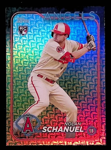 Nolan Schanuel 2024 Topps Series 1 Holiday Foil #53 RC