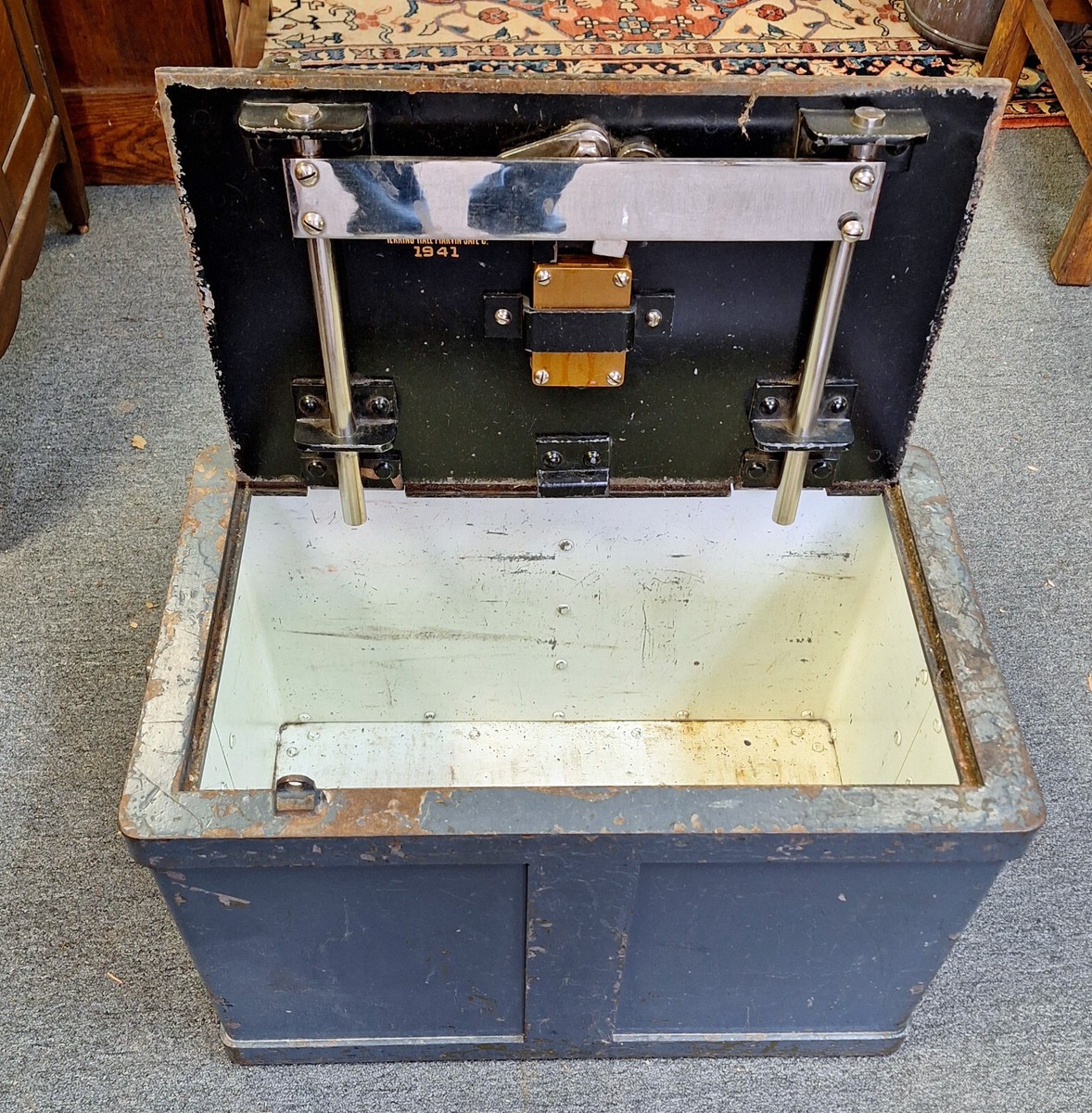 Clean 1941 Herring Hall & Marvin Safe Strong Box Railroad | eBay