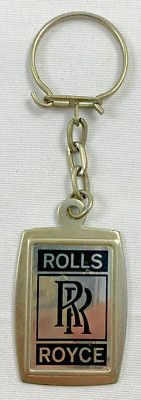 Rolls Royce Logo Emblem Schlüsselring Schlüsselanhänger Metall Vintage 70er 80er