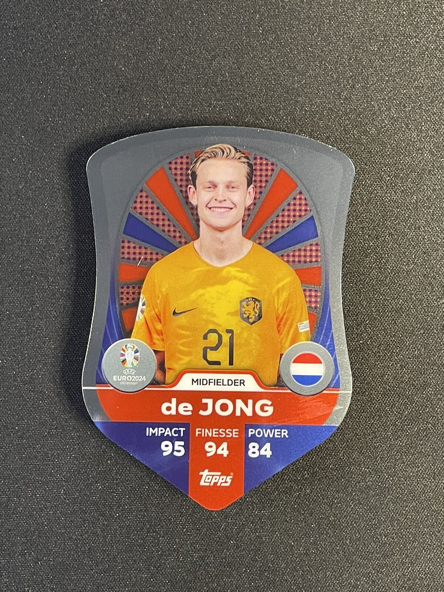 EURO2024 デ・ヨング Topps UEFA EURO EM 2024 Germany SC 5 Frenkie de Jong Chrome