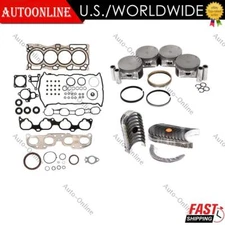QR25DE Engine Rebuild Kit w/Bearings For 02-06 Nissan Altima Sentra 2.5L L4 16v