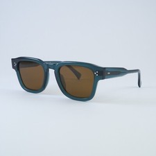 Occhiali da sole Raen uomo RECE assenzio marrone polarizzato S771 angolari acetato