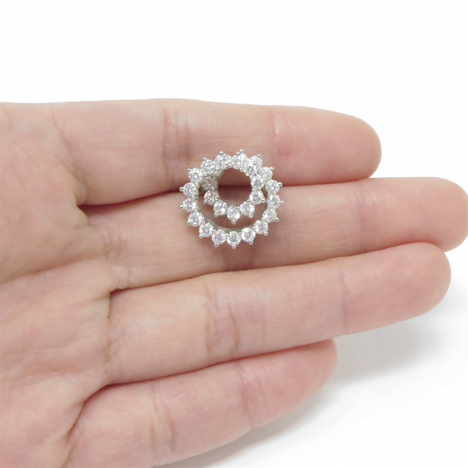 NYJEWEL Tiffany & Co. Platinum 1.8ct Diamond Swir… - image 7