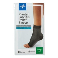Black Plantar Fasciitis Sleeve, One, Size L Men'S 10-13/Women'S 11-12 , Each