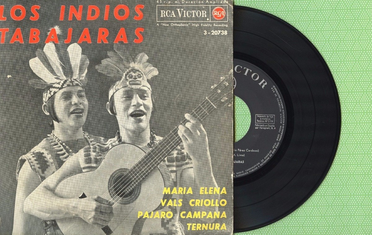 LOS INDIOS TABAJARAS / Maria Elena, Ternura / RCA 3-20738