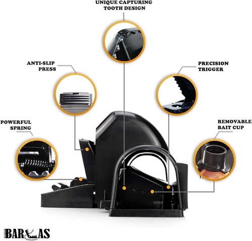 High-Kill Rate Rat Trap with Sensitive Trigger - Humane and Efficient Design - Picture 6 of 10