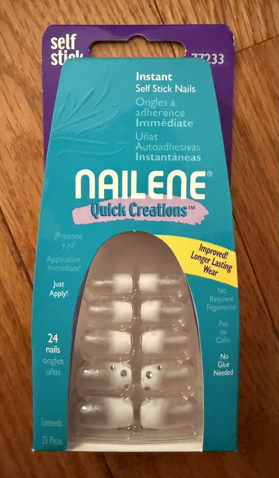 On Self Stick French Tip Nail Theatre Drag Queen 77233