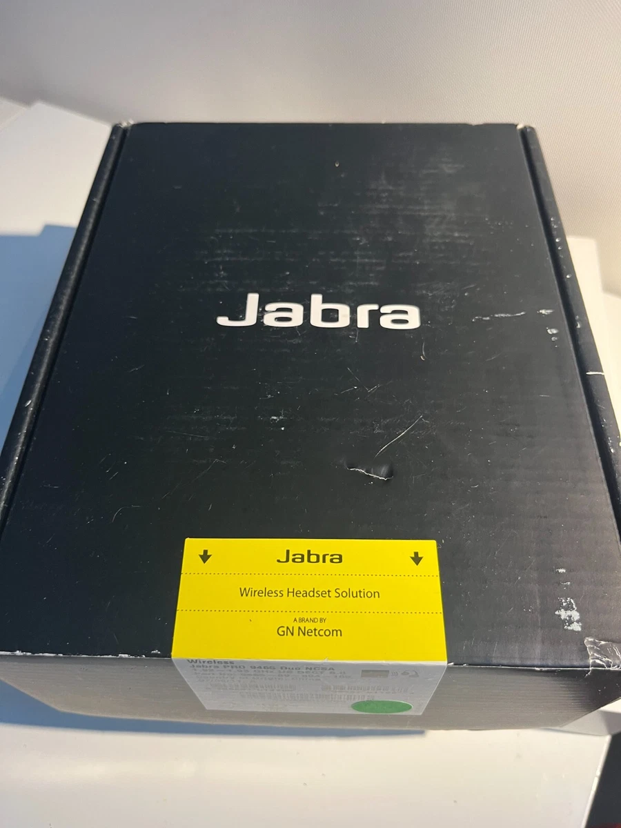 Jabra PRO 9465 Duo Wireless Bluetooth Headset w Touch Screen OPEN