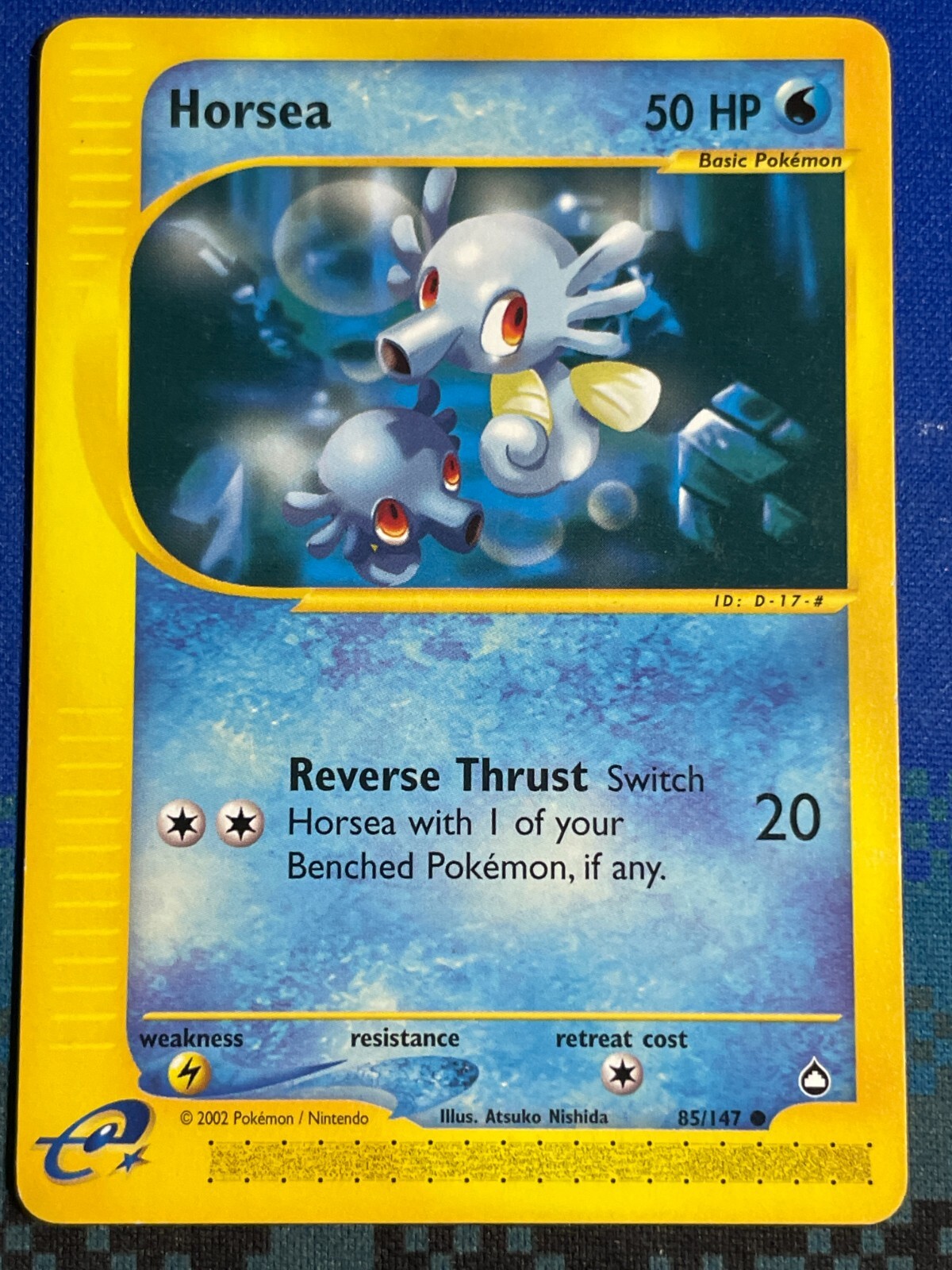 Horsea - 85/147 - Aquapolis Set E-Series - Pokemon Card 
