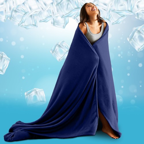 Extra Large Fleece Blanket Super Soft Reversible Bed Sofa Throw Double King Size - Picture 10 of 127