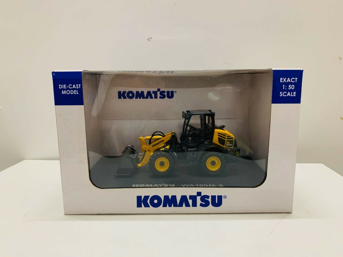 ミニカー 1/50 コマツ WA100M-8 ホイールローダー フォークリフト