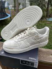 air force 1 low satin floral pale ivory