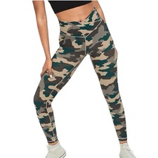 Offline Aerie Real Me High Waisted Camo Print Crossover Leggings Size Small NEW