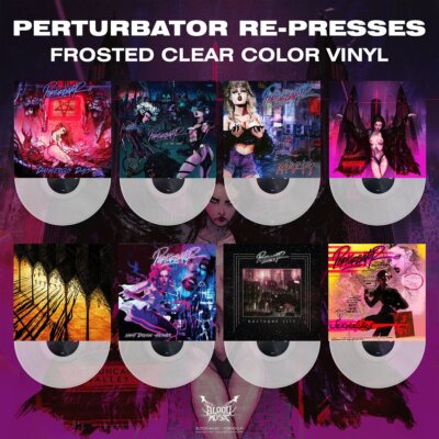 Perturbator 'Lustful Sacraments' 2LP Mattiertes, klares Vinyl - Neu & Versiegelt
