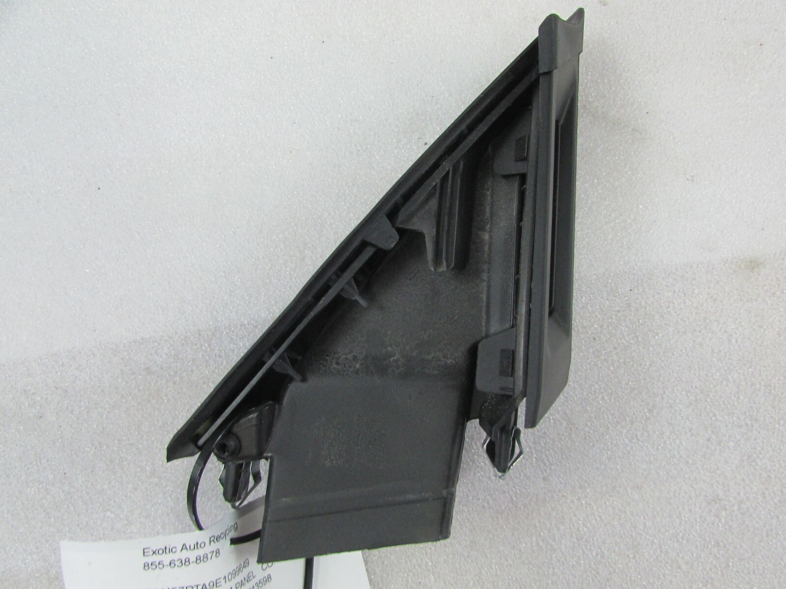 Maserati Ghibli, LH, Left Front Door Triangle Trim Panel, Black, Used, 670013598