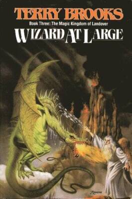 Wizard at Large (Magic Kingdom of Landover, Book 3) - Hardcover - GOOD