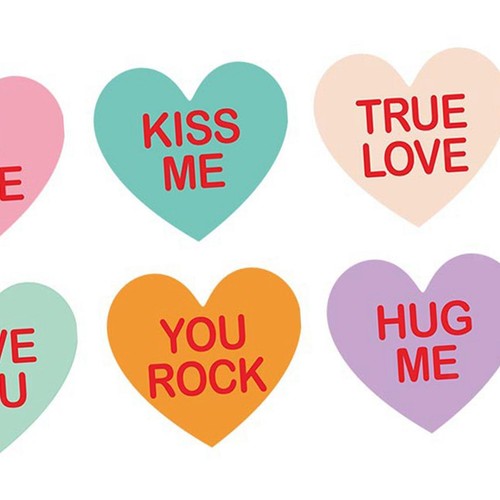 8Pcs Valentines Day Hanging Hearts Decorations for Yard Lawn - Picture 7 of 7