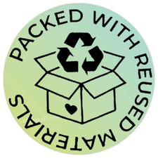 Recycled Packaging Stickers, Eco Friendly Packaging Stickers, Small Business