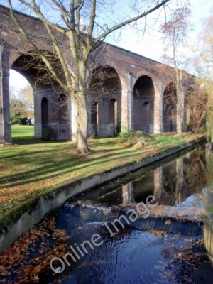 Photo 6x4 Viaduct, Arnos Park, London N11 Friern Barnet Pymmes Brook can  c2011