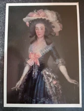 postcard art Goya Condesa-duquesa de Benavente painting unposted