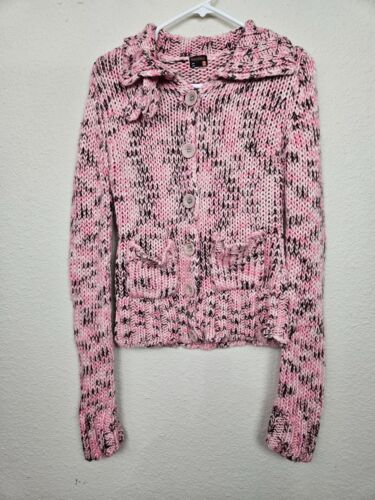 Bershka Sweater Pink Long Sleeve Mock neck Acrylic/Polyester Size M