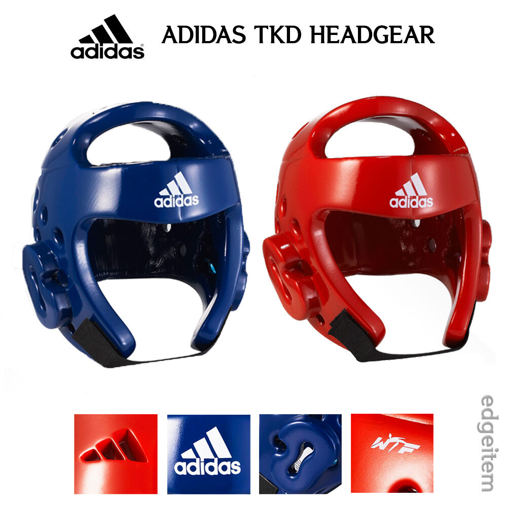 Adidas Taekwondo Headgear Blue Head Gear WTF | eBay