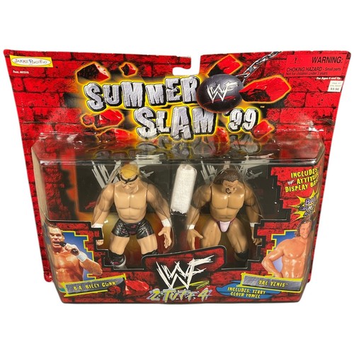 Vintage 1999 Jakks WWF SUMMER SLAM '99 B.A. Billy Gunn & Val Venis 2 TUFF 4 NEW! - Picture 2 of 8